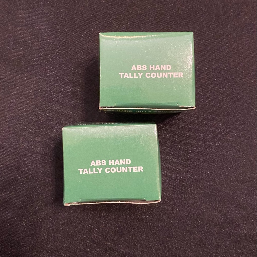 Lot of 2 Colorful Hand Tally Counters - Picture 4 of 4